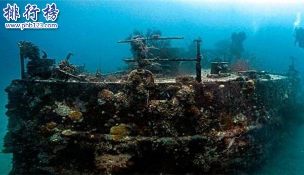水中地狱特鲁克泻湖,日本海军和无数潜水者葬身于此